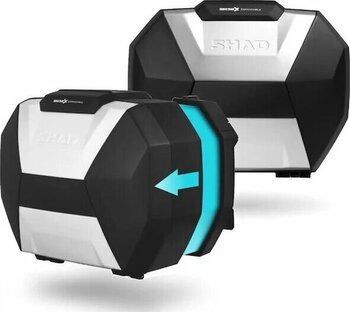 Shad Sh38x Genişletilebilir Alüminyum Yan Çanta Seti Sağ Ve Sol D0b38200 Siyah