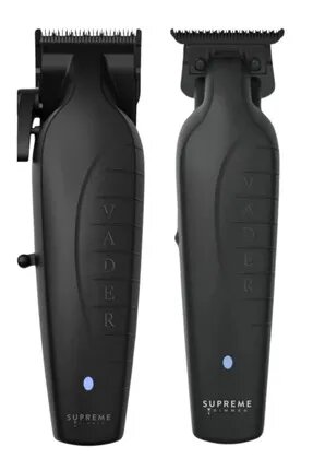 Supreme Trimmer Karizmatik İkili Set Vader Profesyonel Kablosuz Saç Sakal Kesim Çizim Tıraş Makinesi