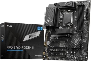 MSI PRO B760-P II B760 DDR4 Vga GLan 2.5G ATX HD DP US3 M2 TYP-C 1700p Anakart