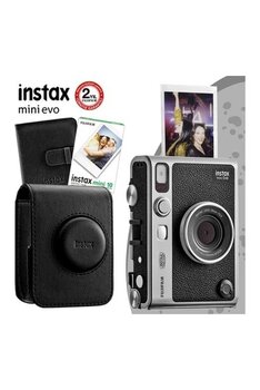 Instax Mini Evo Siyah Fotoğraf Makinası Ve Seti 2