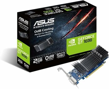 Asus Geforce Gt1030-Sl-2Gd4-Brk 2Gb Gddr4 64 Bit 1417 Mhz Oc 1 x DVI 1 x HDMI Ekran Kartı