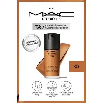 MAC Studio Fix Fluid C 8 SPF 15 Mat 30 ml Fondöten