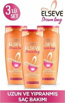 Elseve L'oréal Paris Dream Long Onarıcı Bakım Şampuanı 450 Ml 3 Adet Elseve Dream Long 450