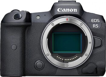 Canon EOS R5 45 MP Siyah Body Fotoğraf Makinesi