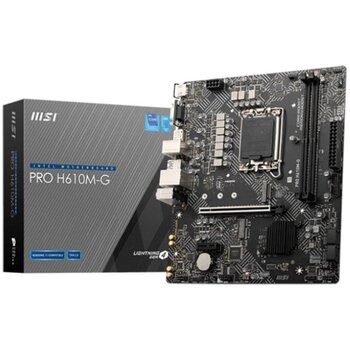 Msı Pro H610m-G Ddr5 M2 Pcıe Nvme Hdmı Pcıe 16X V4.0 1700P Matx