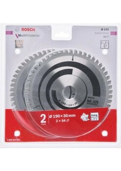 BoschDaire Testere Multi Material 2'li 190X30 mm 54 Diş