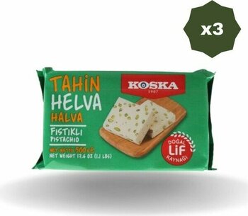 Koska Antep Fıstıklı Helva 500 gr - (3  Adet)
