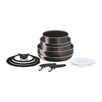 3 Adet Tefal Ingenio Xl Intense Titanium Döküm Tencere Seti 12 Parça Siyah Renk ile Mutfak İçin İdeal