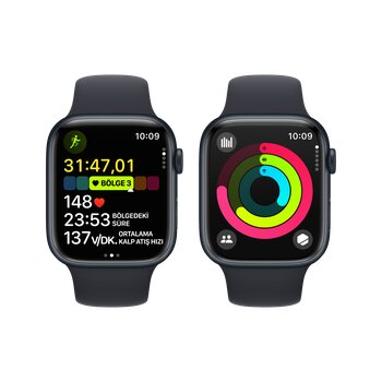Apple Watch S9 41mm Gece Yarısı SB M/L Akıllı Saat