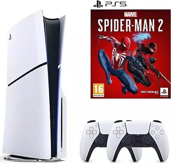 Sony Playstation 5 Slim Diskli (ithalatçı garantili )+2.kol Dualsense + ps5 spider-man 2