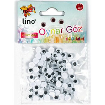 Oynar Göz 7mm 100'lü