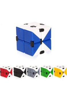 e-life shop Renkli İnfinity Cube Sonsuzluk Küpü Sihirli Küp Fidget Stres Küpü Stres Giderici Oyuncak 1 Adet