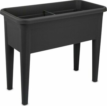 Serinova Ayaklı Bahçe Saksı 60 lt 3'lü - Antrasit