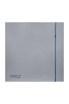 Soler&Palau Silent 200 Chz Design Silver Zaman Ayarlı Nem Sensörlü Fan