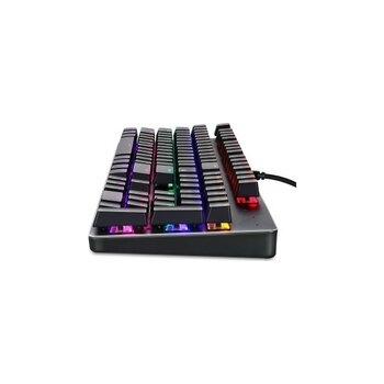 GamePower Mekanik Kırmızı Switch Klavye Kablolu Oyun İçin Kare Tuş Formu ile