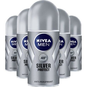 Nivea Erkek Silver Protect Roll-On 50 ml X5