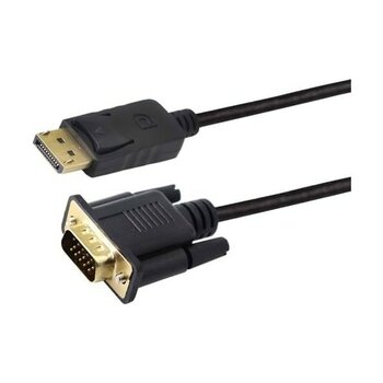 Bistopia Displayport VGA Kablo 1.8 Metre Dp VGA Kablo - Option-1 - 0 - Siyah