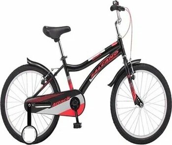 Salcano Attack 20 Siyah Kırmızı Çocuk Bisikleti