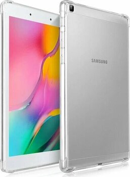 Five-E Şeffaf Samsung Galaxy Tab A 8.0 2019 Uyumlu Antishock Köşe Korumalı Tablet Kılıfı ve Ekran Koruyucu