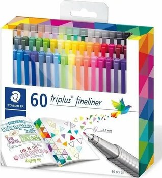 Staedtler Triplus Fineliner 0,3 mm 60'lı Keçeli Kalem