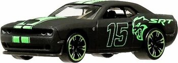Hot Wheels Neon Yarışçılar 15 Dodge Challenger SRT Hellcat HLH72-HRW80
