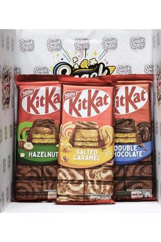 Nestle KitKat Gurme Serisi Seti - Fındıklı, Tuzlu Karamelli ve Yoğun Çikolatalı 3 Adet