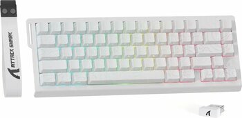 Attack Shark X68PRO HE RGB 8000Hz Kablosuz Rapid Trigger - Snap Tap 0.01mm Manyetik Switch Klavye