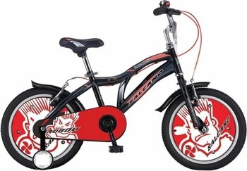 Salcano Badboy 16 Jant Çocuk Bisikleti Siyah Kırmızı