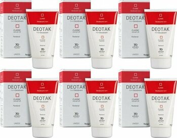 Deotak Krem Deodorant Unisex 35 ml Classic (Normal Cilt) (6 Lı Set)