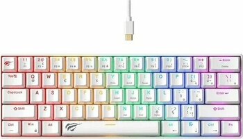 Havit Gamenote KB903L Beyaz Kablolu Oyuncu Mekanik RGB Klavye