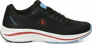 Lumberjack Alıos 4PR Siyah — Kırmızı 44 Bağcıklı Erkek Koşu Ayakkabısı