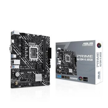 Prime H610m-K Argb Ddr5 5600Mhz 1Xvga 1Xhdmi 1Xm.2 Usb 3.2 Matx 1700P (12. / 13. 14. Nesi̇l İşlemci̇ Uyumlu)