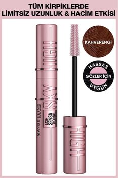 Maybelline New York Lash Sensational Sky High Kahverengi Maskara