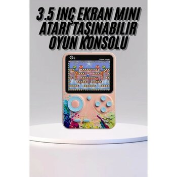 Game Box Mini 500 Adet Retro Oyun Taşınabilir Oyun Konsolu