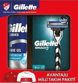 Gillette Mach3 Makine 2 Up+Tıraş Jeli 200 Ml