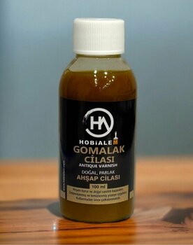 Hobialem Gomalak Cilası Doğal Ahşap Verniği 100 ml Antik Vernik Shellac