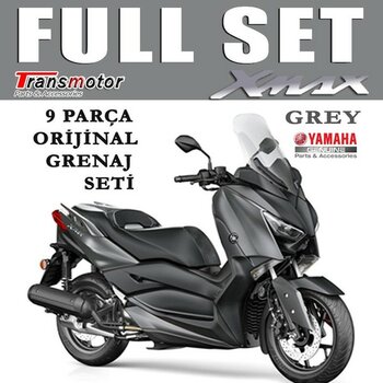 Yamaha Xmax 125/250/300/400 2018-2022 Orijinal Grenaj Seti Füme Koyu Gri 9 Parça