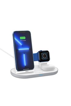 Soultech AA010B Boom3 Type-C Beyaz Hızlı Şarj Var 15 W Kablosuz Şarj Aleti