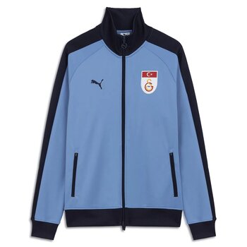 Puma Galatasaray 2025/26 T7 Retro Erkek Mavi Futbol Ceket 78820182