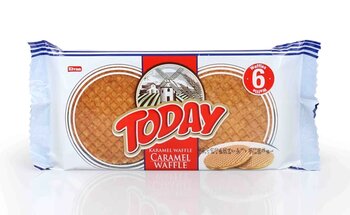 Today Caramel Waffle 132 Gr. 6Lı (1 Paket)