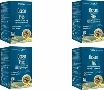 Ocean Plus Omega 3 1200 mg 30 Kapsül 4 Adet
