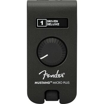 Fender 2311600000 Mustang Micro Plus Kulaklık Amfisi (Siyah - Bluetooth) | Dijital Serisi Cep Boyu Amfi 12 Amfi Modeli ve 12 Efekt Kombinasyonu