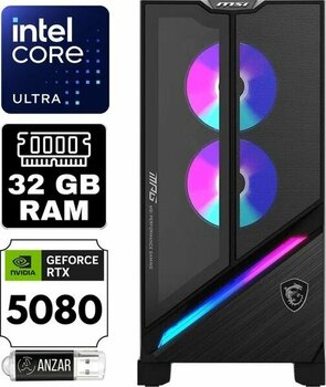 MSI MPG Infinite X3 AI RTX 5080 16GB 32GB 1TB SSD Intel Core Ultra 7 265K 2NUF7-01SEU-A702 Masaüstü Bilgisayar