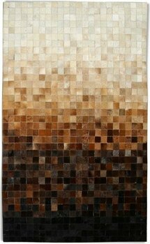 Dericibey Krem Dana Derisi Patchwork Halı 170 x 240 cm