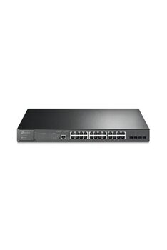 Tl-Sg3428mp 24 Port 10-100-1000 Poe+ Switch 4 Port Sfp L2 Çelik Kasa Rack Mount