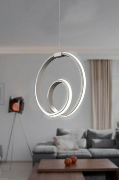 Rarossa Orjin Gri Tekli Sarkıt LED Günışığı Ultra Ledli Salon Mutfak Oda Hol Ledli Avize - 1