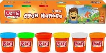 Lets Oyun Hamuru 6 Renk 660 Gr L8450