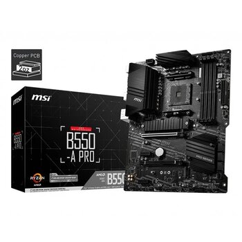 Msı B550-A Pro Ddr4 M2 Pcıe Nvme Hdmı Dp Pcıe 16X V4.0 Am4 Atx