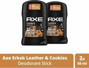 Axe Leather & Cookies Erkek Deodorant Stick 50 Ml X2