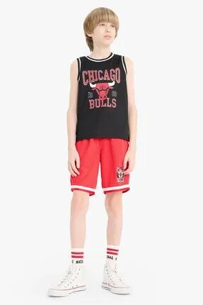 Defacto Erkek Çocuk NBA Chicago Bulls Şort E4853A825SM